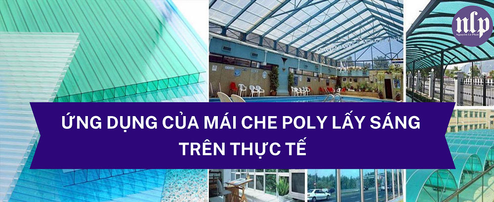 Báo giá mái che nhựa Poly lấy sáng tại kho xưởng Bạt Nguyễn Lê Phát
