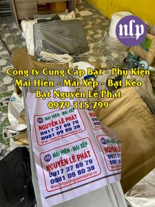 May bạt mái hiên mái xếp Long An