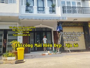 Lắp đặt mái hiên mái xếp di động Quận 7