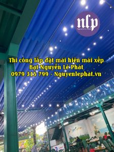 Lắp Đặt Mái Hiên Mái Xếp Di Động, Bạt Kéo Lùa Giá Rẻ Tại Dĩ An