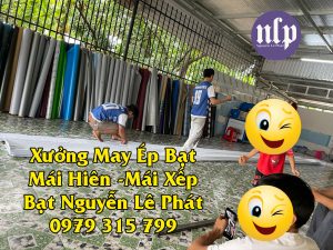 May bạt mái hiên mái che tại Long An