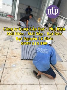 Báo giá lắp đặt mái hiên mái xếp, bạt kéo di động Trảng Bom Long Thành