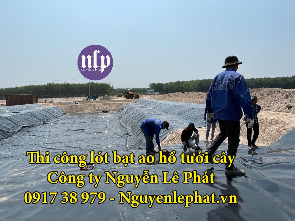 Bạt lót ao hồ tại Bình Thuận