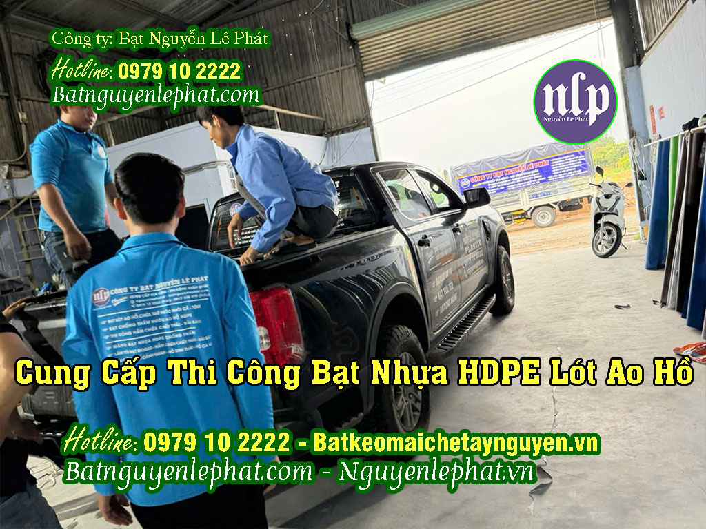 BẠT LÓT HỒ HDPE