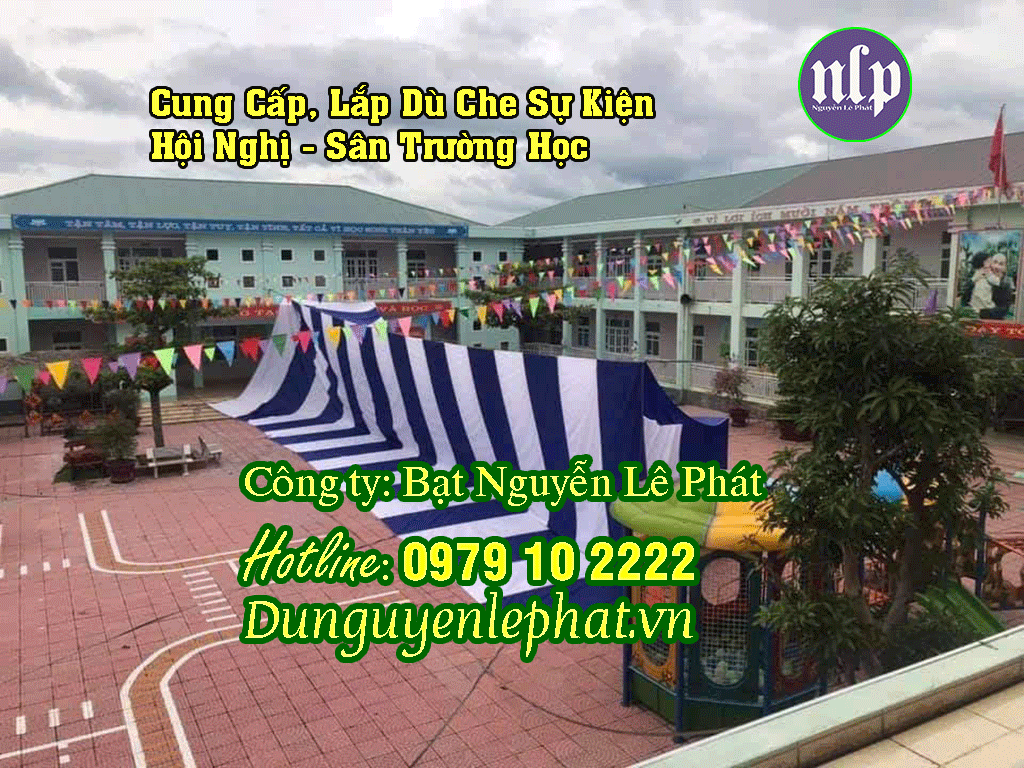 Dù che sân trường học Dù che sân trường học