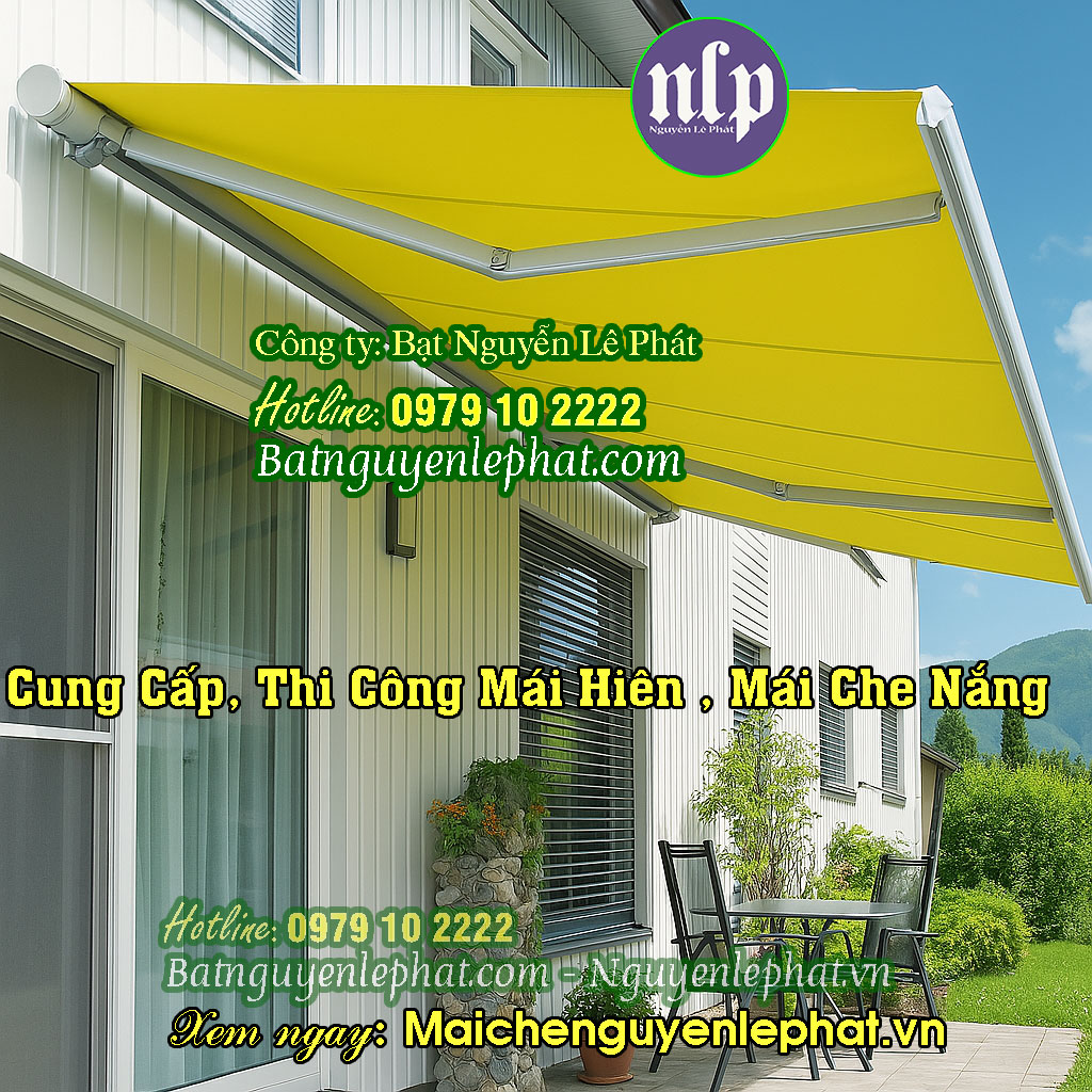 Mái Hiên Di Động, Mái Hiên Quay Tay Kéo Dây Mái Hiên Di Động, Mái Hiên Quay Tay Kéo Dây