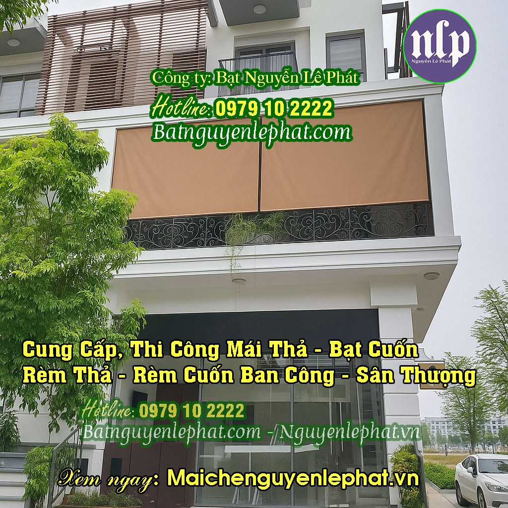 Lắp Bạt Kéo Mái Thả Tự Cuốn Buôn Ma Thuột, Rèm Mái Thả Giá Rẻ Tại Đắk Lắk