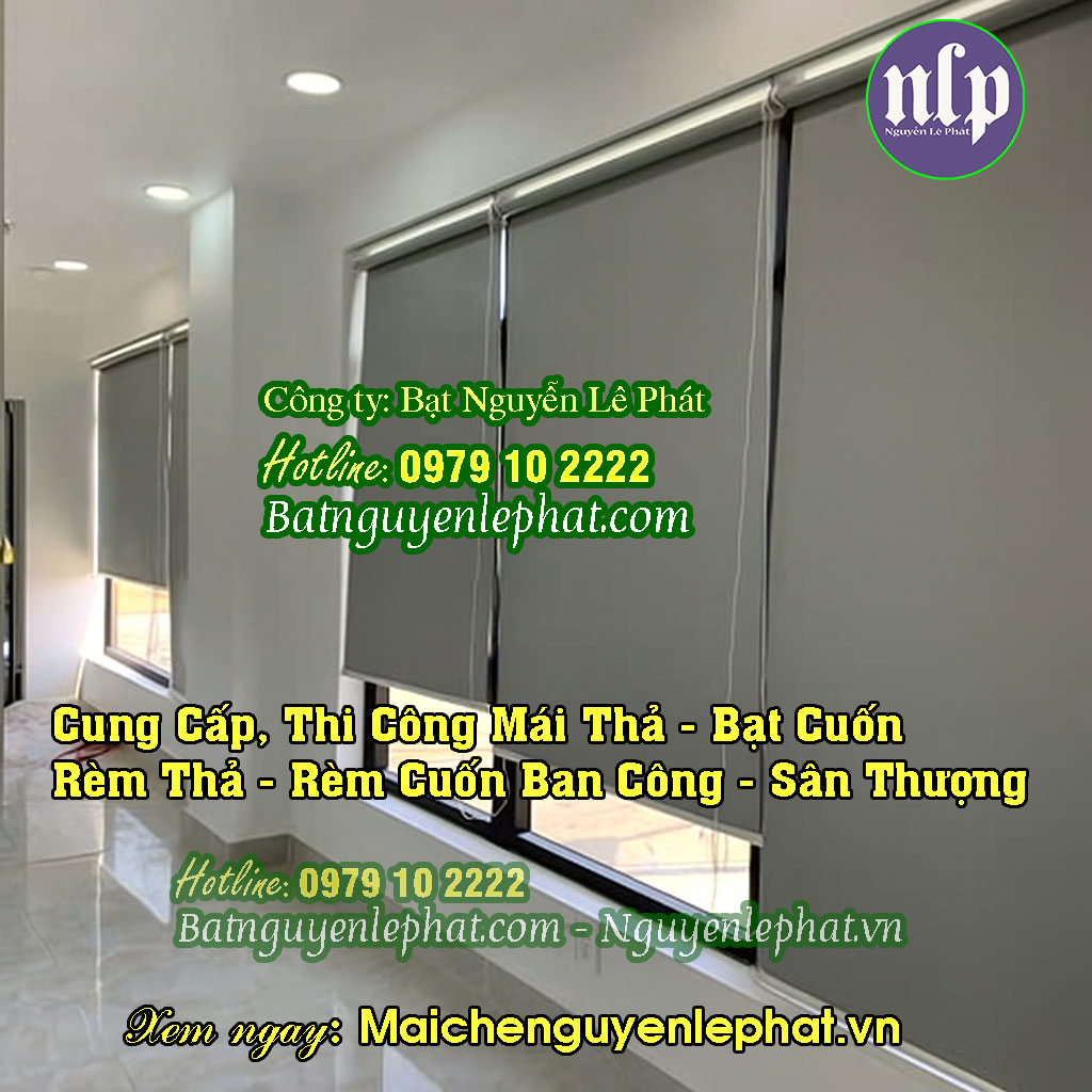 Lắp Bạt Kéo Mái Thả Tự Cuốn Buôn Ma Thuột, Rèm Mái Thả Giá Rẻ Tại Đắk Lắk