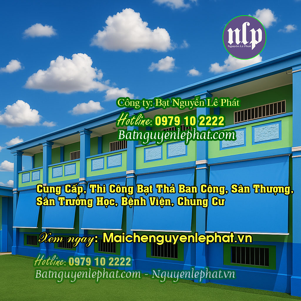 GIÁ BẠT CHE NẮNG MƯA, BẠT MÁI THẢ TỰ CUỐN NGOÀI TRỜI