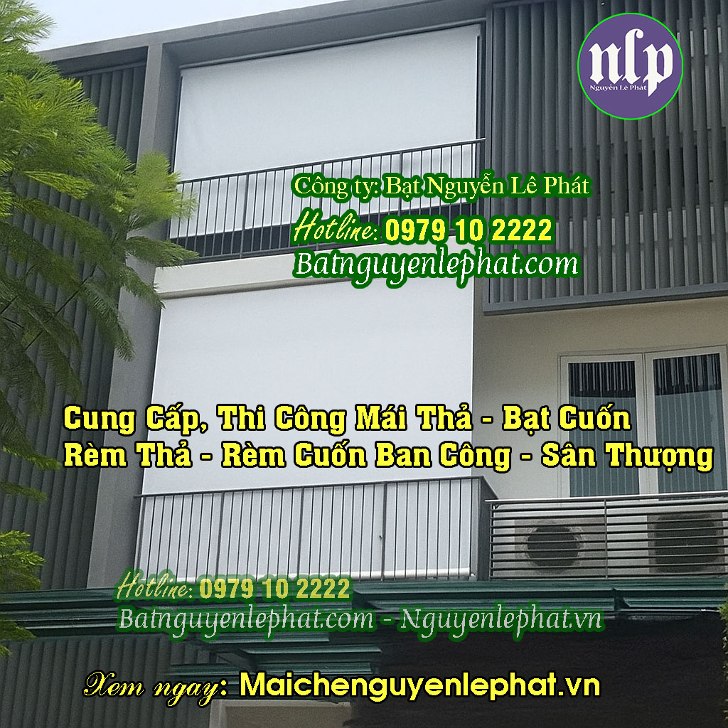 Rèm bạt thả che nắng mưa Rèm bạt thả che nắng mưa