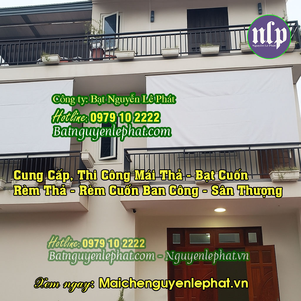 Bạt che nắng mưa tự cuốn Bạt che nắng mưa tự cuốn