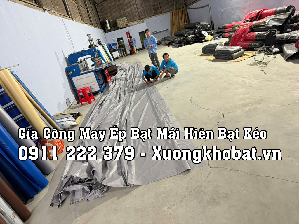 Kho xưởng may bạt giá rẻ
